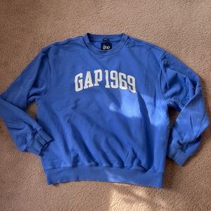 GAP Men's Crewneck Sweater in Blue